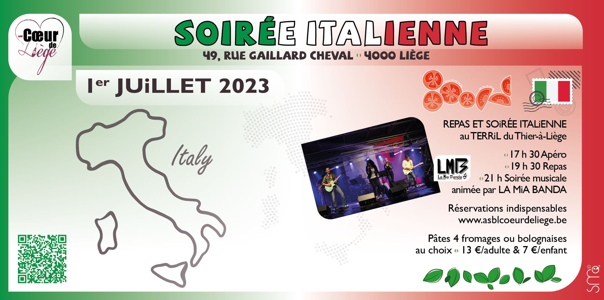 Fête du terril – Samedi 1 juillet 17h30 – Buffet de pâte