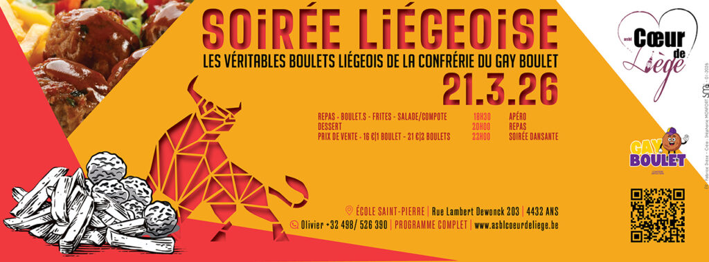 Soirée liégeoise des "Gays boulets" organisée par l'asbl Cœeur de Liège 21/03/206